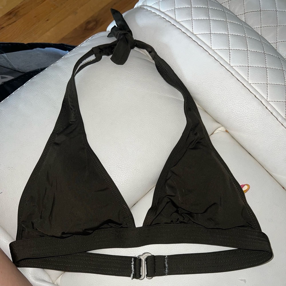 Hunter green bikini top